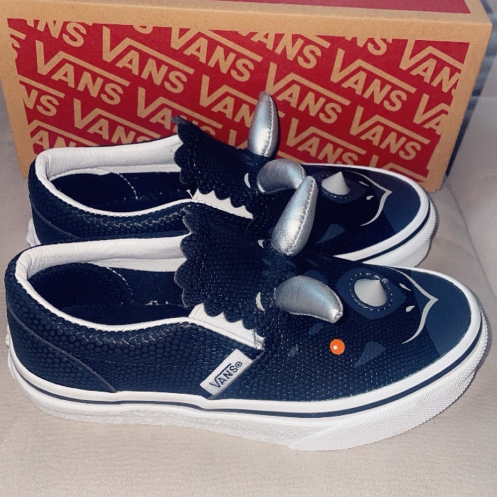 New Kids Vans Triceratops Slip On Shoes